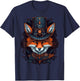 Steampunk Fox T-Shirt - T-Shirt | Navy