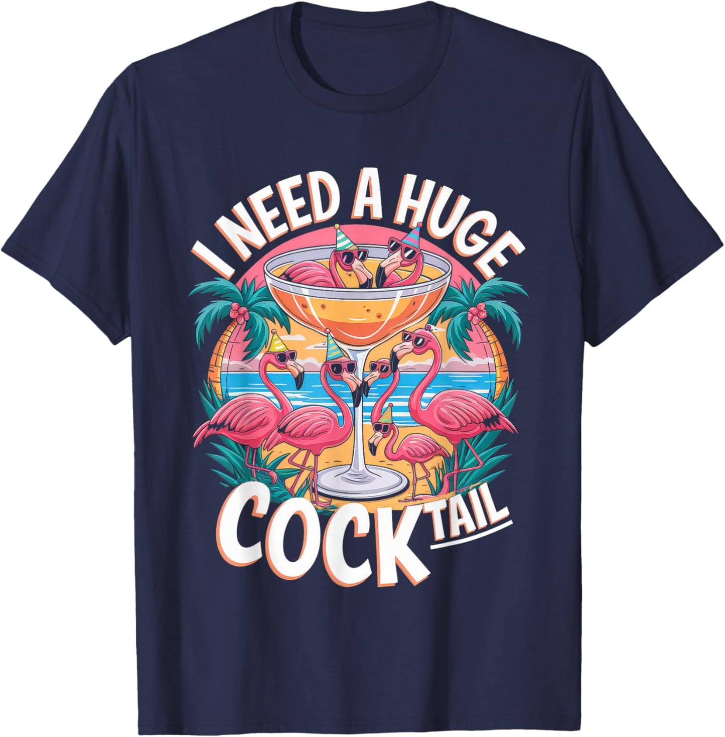 Partykostüm Für Mädelsabend Trinken Saufen Cocktail T-Shirt - T-Shirt | Navy