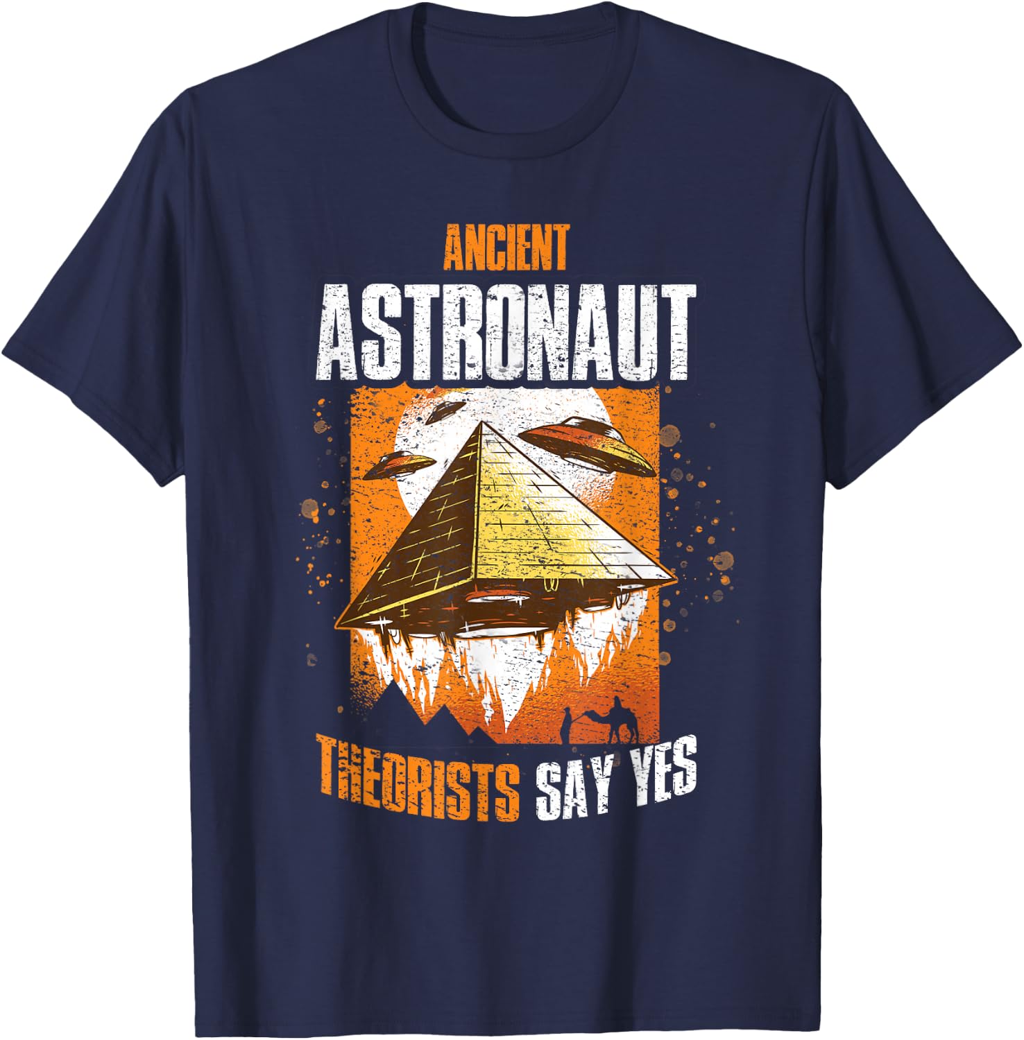 Ancient Alien Theorist T-Shirt - T-Shirt | Navy