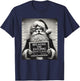 Santa Mugshot Funny Christmas Santa Xmas T-Shirt - T-Shirt | Navy