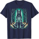 Cool German Shepherd Skeleton Halloween Dog Mom Dad T-Shirt - T-Shirt | Navy
