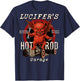The Dirty Gringo Lucifer's Hot Rod Garage Fat Devil Mechanic Retro Rockabilly - Black - Small - -Adults - Short Sleeve - Cotton, Polyester Blend T-Shirt - T-Shirt | Navy