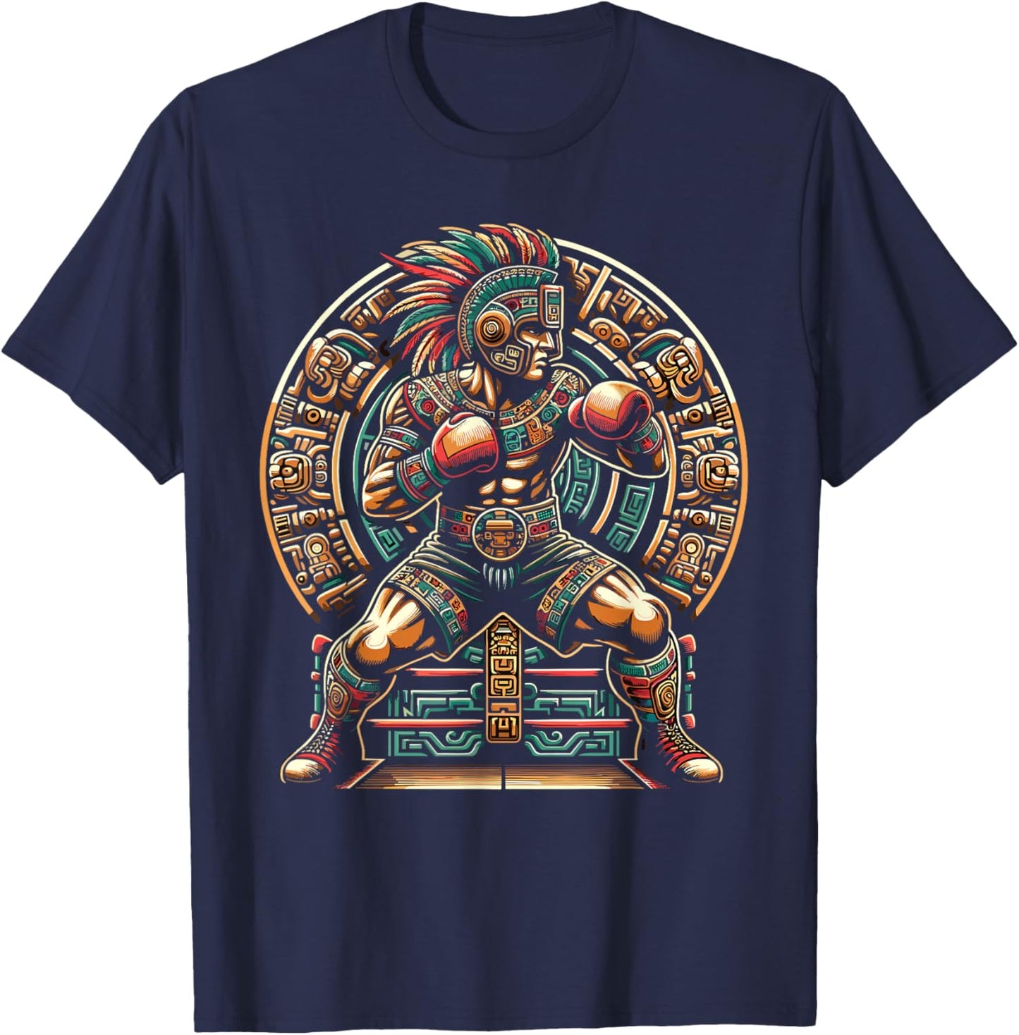Boxing Mexico T-Shirt - T-Shirt | Navy