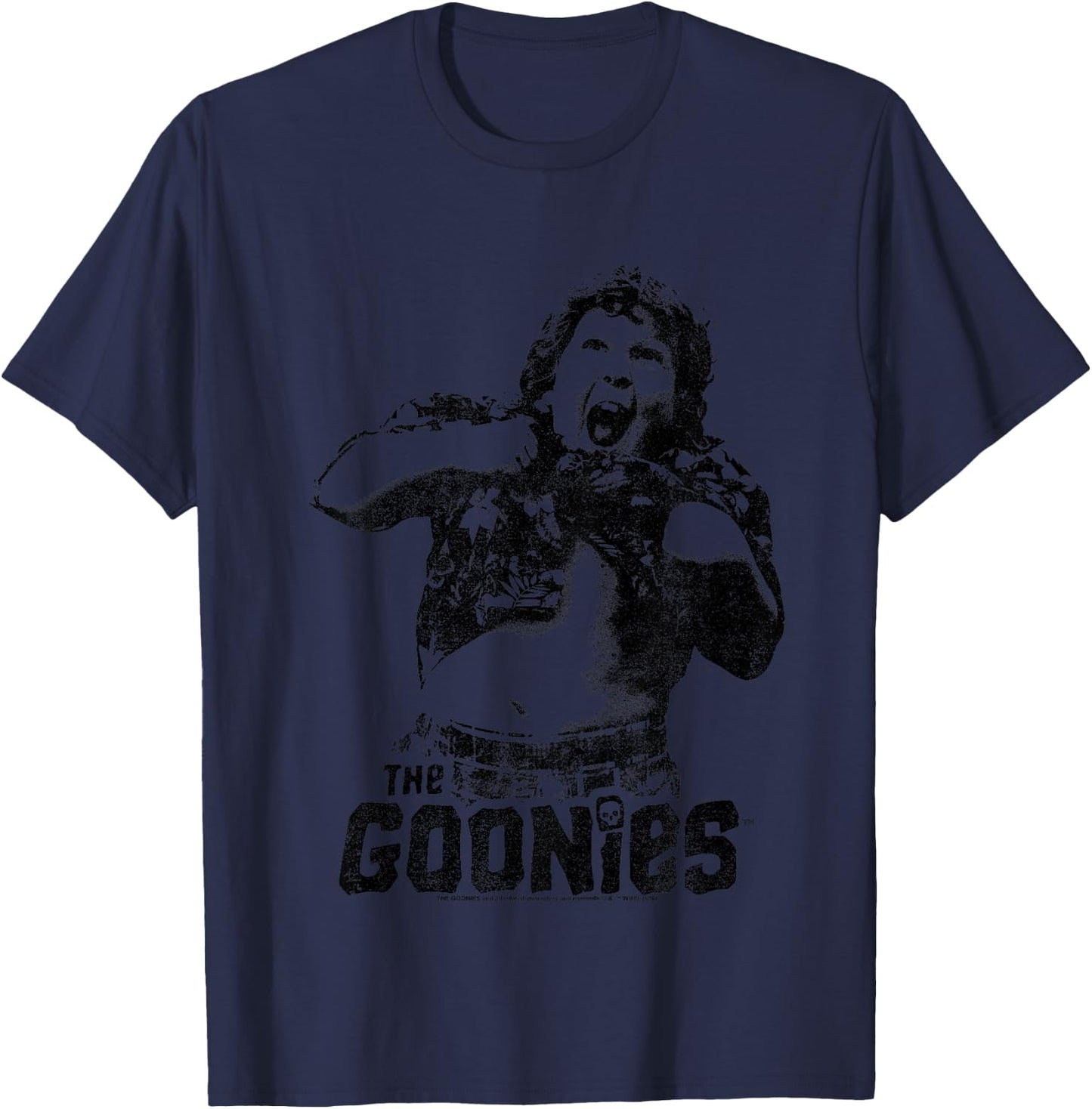 Kids The Goonies Chunk Truffle Shuffle T-Shirt - T-Shirt | Navy