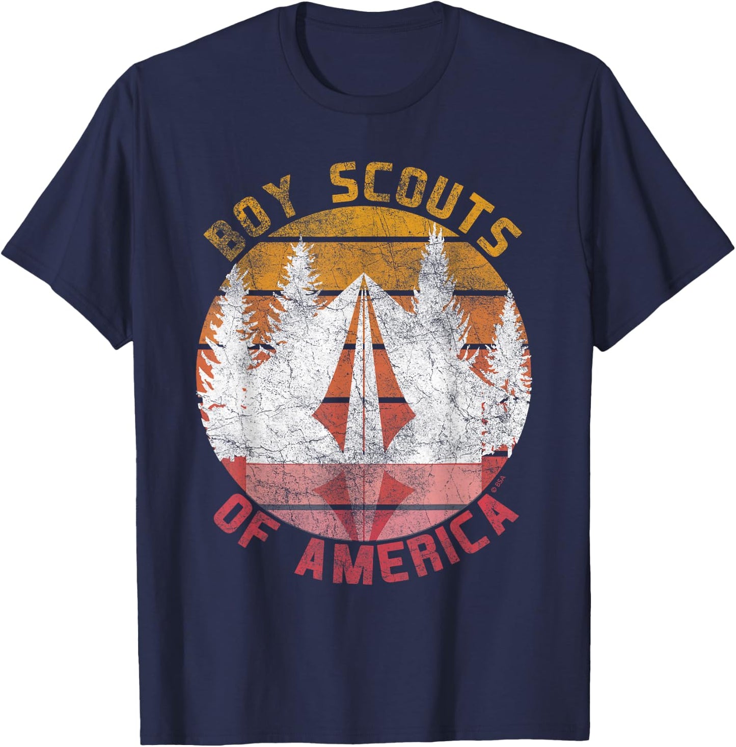 BSA Tent T-Shirt - T-Shirt | Navy