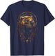 Beaver Dreamcatcher Native American Indian Feathers Arts T-Shirt - T-Shirt | Navy
