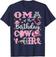 Oma Of The Birthday Cow-Girl Rodeo Oma Bday Party T-Shirt - T-Shirt | Navy