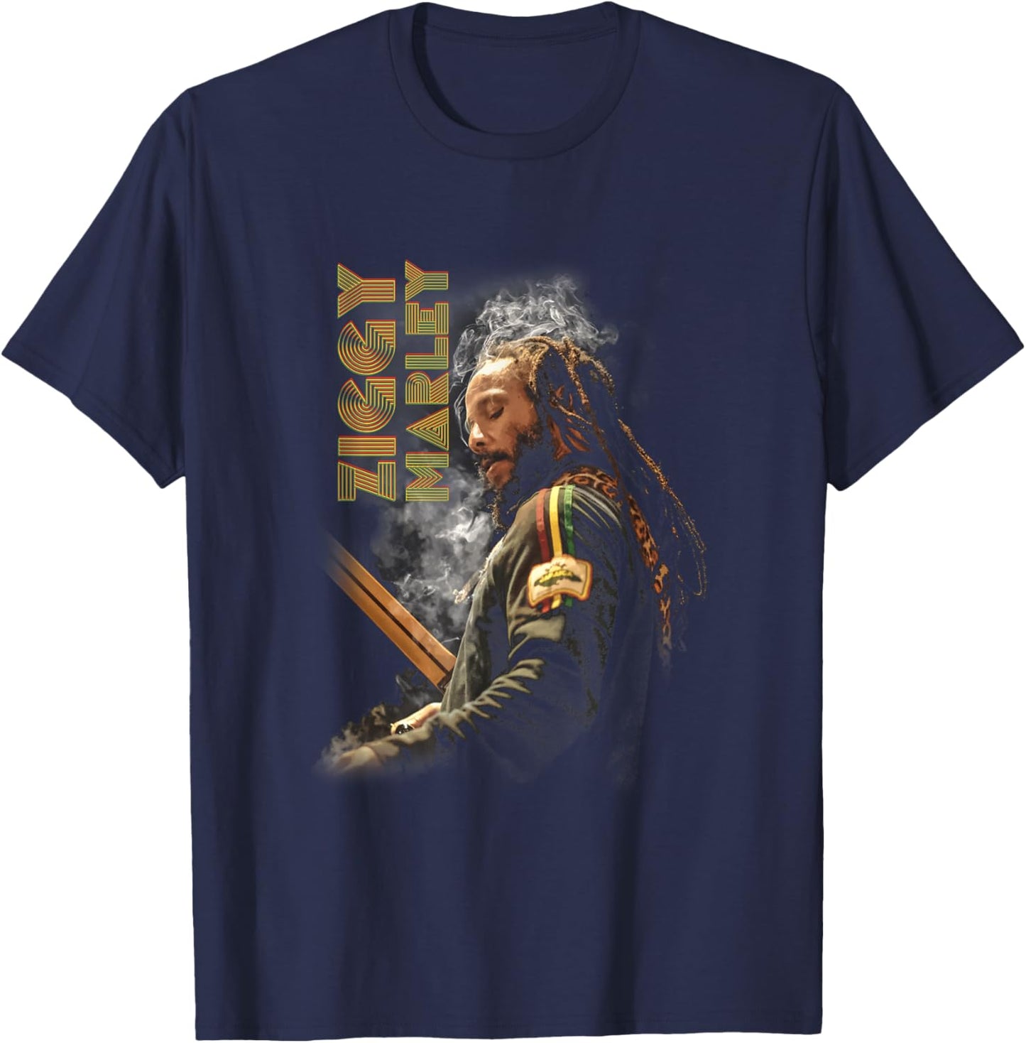 Ziggy Marley - Official Merchandise - Smoke T-Shirt - T-Shirt | Navy