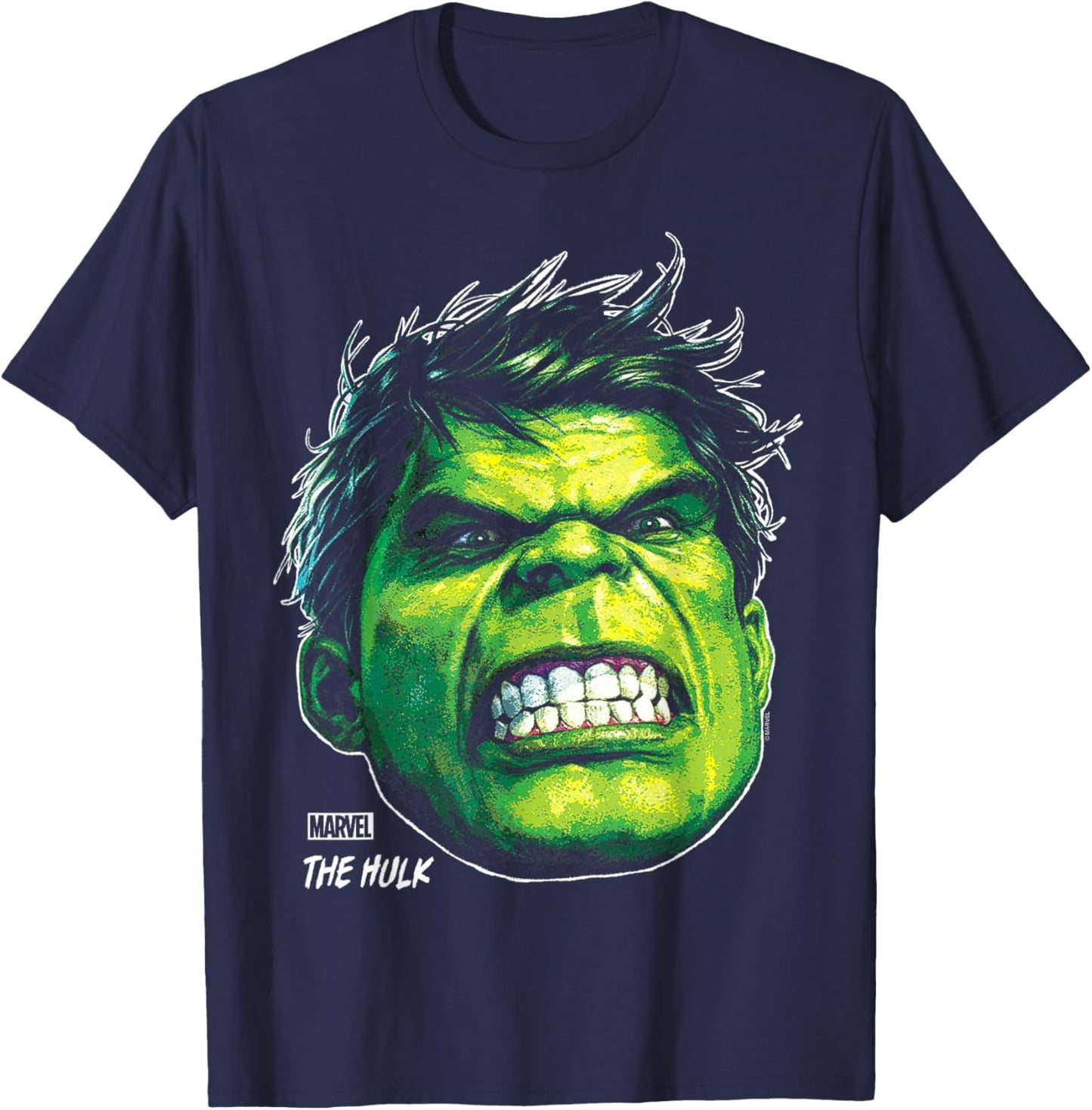 Hulk - Portrait T-Shirt - T-Shirt | Navy