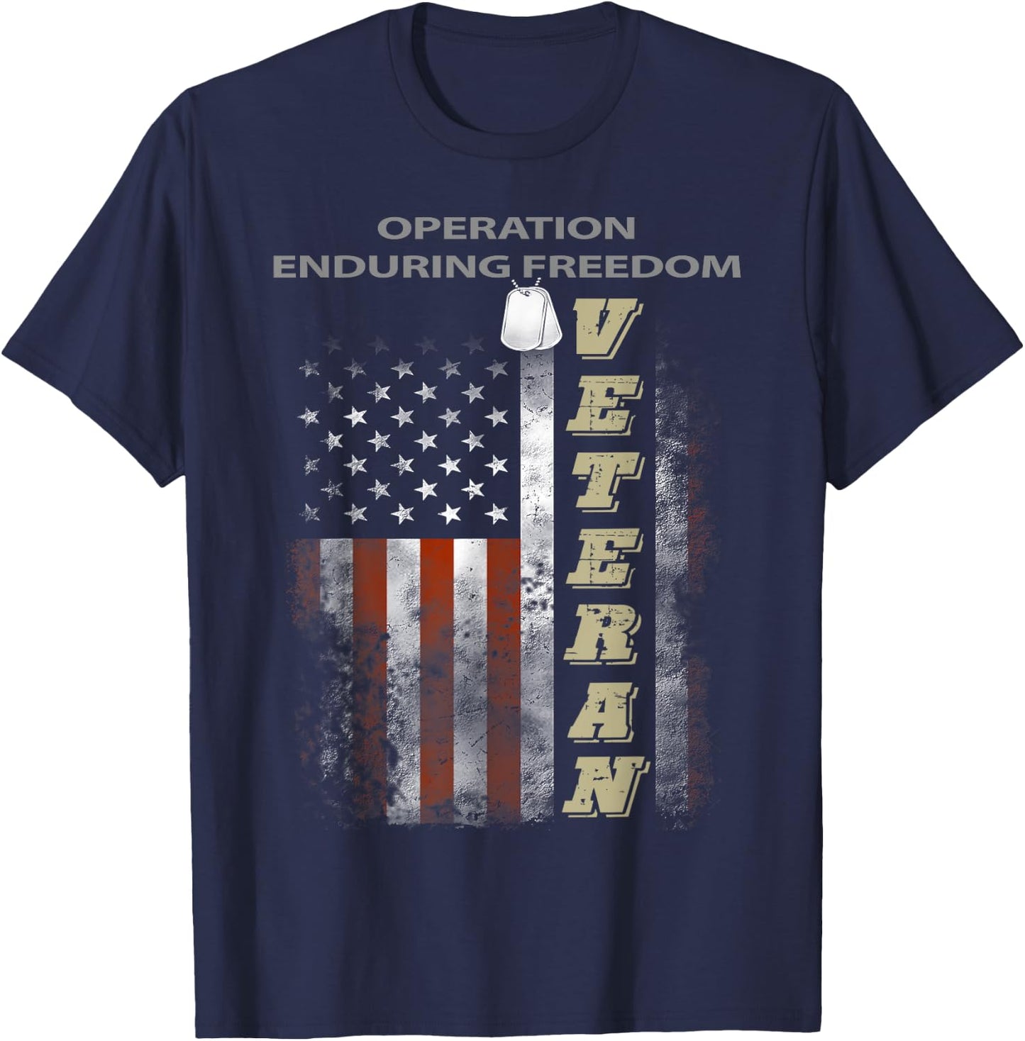 Operation Enduring Freedom Veteran T-Shirt - T-Shirt | Navy
