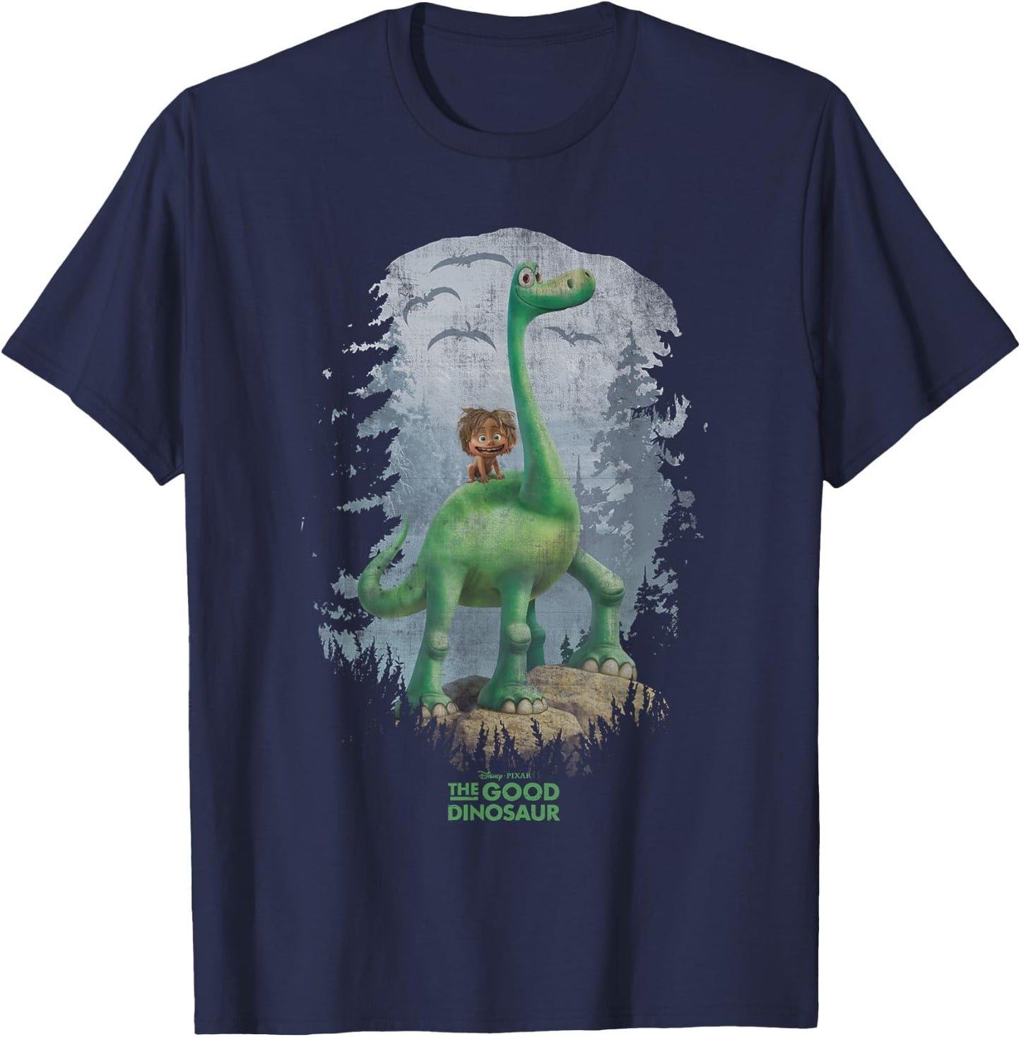 Disney PIXAR The Good Dinosaur Arlo and Spot T-Shirt - T-Shirt | Navy