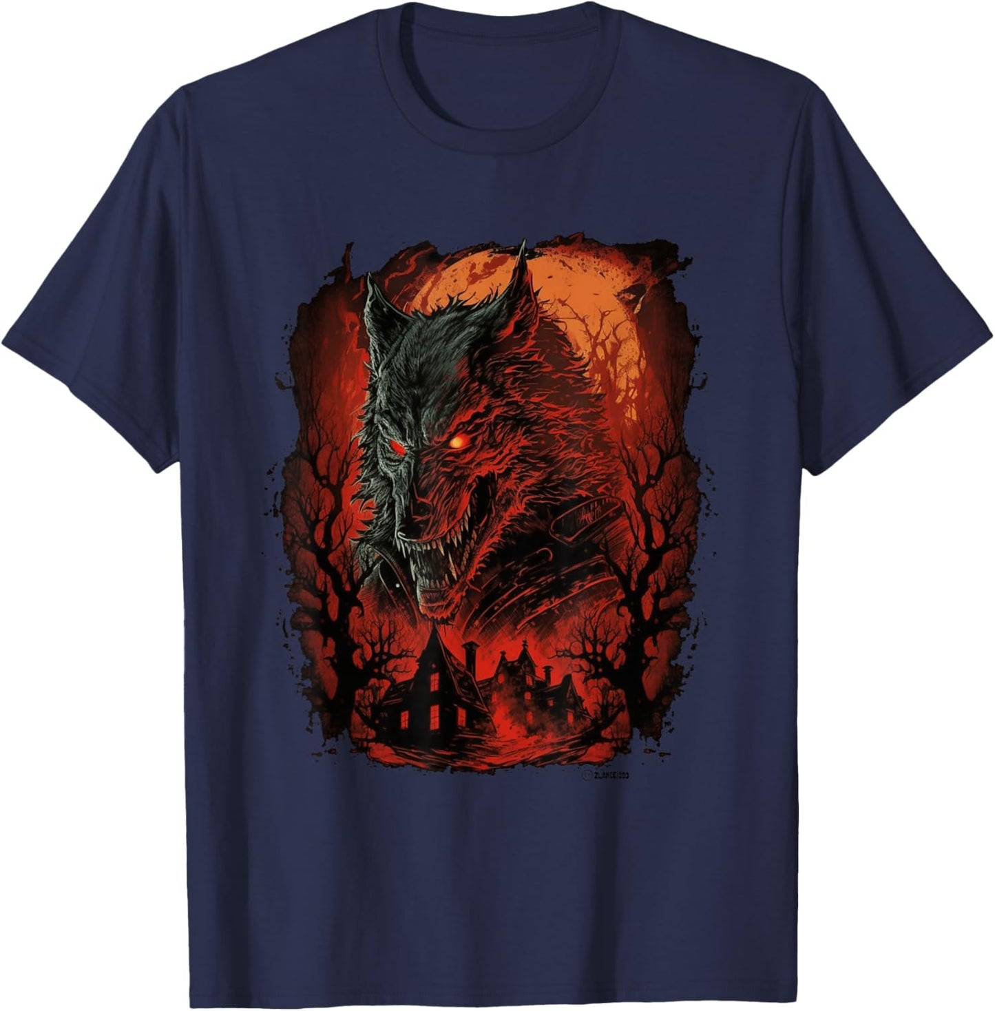 Harvest Werewolf T-Shirt - T-Shirt | Navy