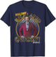 Anchorman Ron Burgundy Escalated Quickly Circle Portrait T-Shirt - T-Shirt | Navy