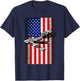 Bow Hunting Distressed Crossbow Sport Hunter Gift T-Shirt - T-Shirt | Navy