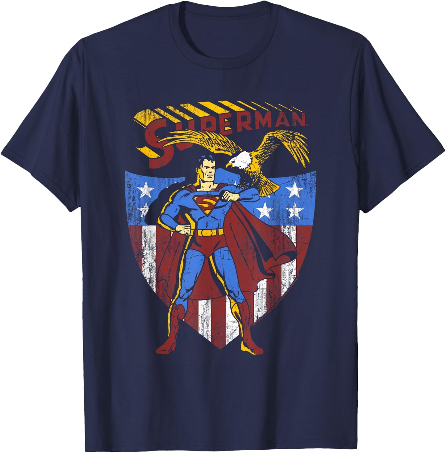 Superman All American T-Shirt - T-Shirt | Navy