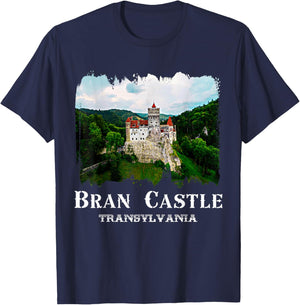 Bran Castle Romania Bran Castle T-Shirt - T-Shirt | Navy