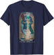 Pabst Blue Ribbon -Adults Painted Artwork PBR Beer Can , Black, Small, Short Sleeve, Classic Fit, Machine-Washable, Soft Fabric T-Shirt - T-Shirt | Navy