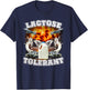 Funny Lactose Retro Pro-Dairy Apparel Adults Black Cotton Polyester Small T-Shirt - T-Shirt | Navy