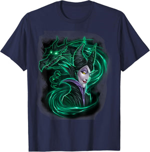 Disney Sleeping Beauty Maleficent Dark Magic Graphic T-Shirt - T-Shirt | Navy