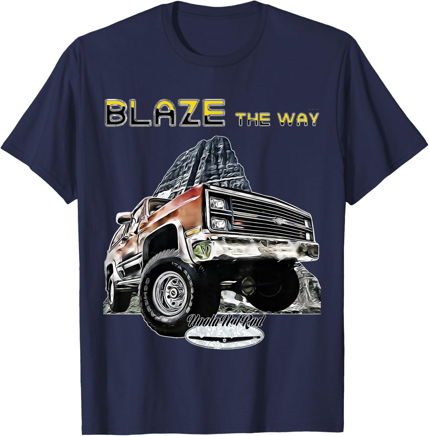 Blazer,Lifted Squarebody Truck,K5,Jimmy,Suburban,Silverado T-Shirt - T-Shirt | Navy