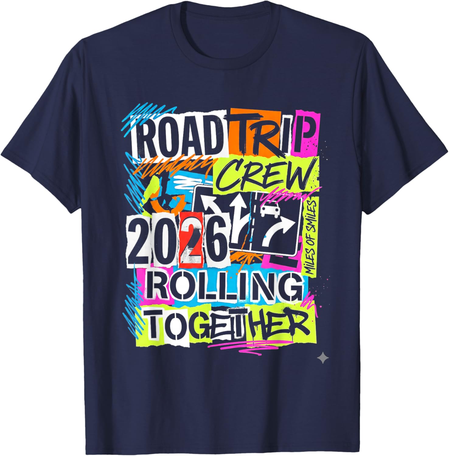 Rolling Together Family Trip T-Shirt - T-Shirt | Navy