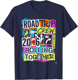 Rolling Together Family Trip T-Shirt - T-Shirt | Navy