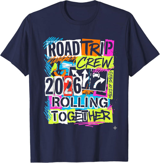 Rolling Together Family Trip T-Shirt - T-Shirt | Navy