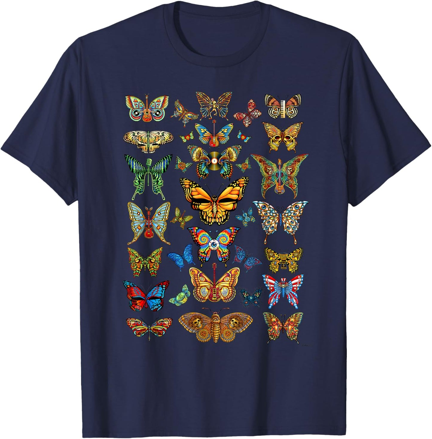 Dead Butterflies - Emek Artman T-Shirt - T-Shirt | Navy