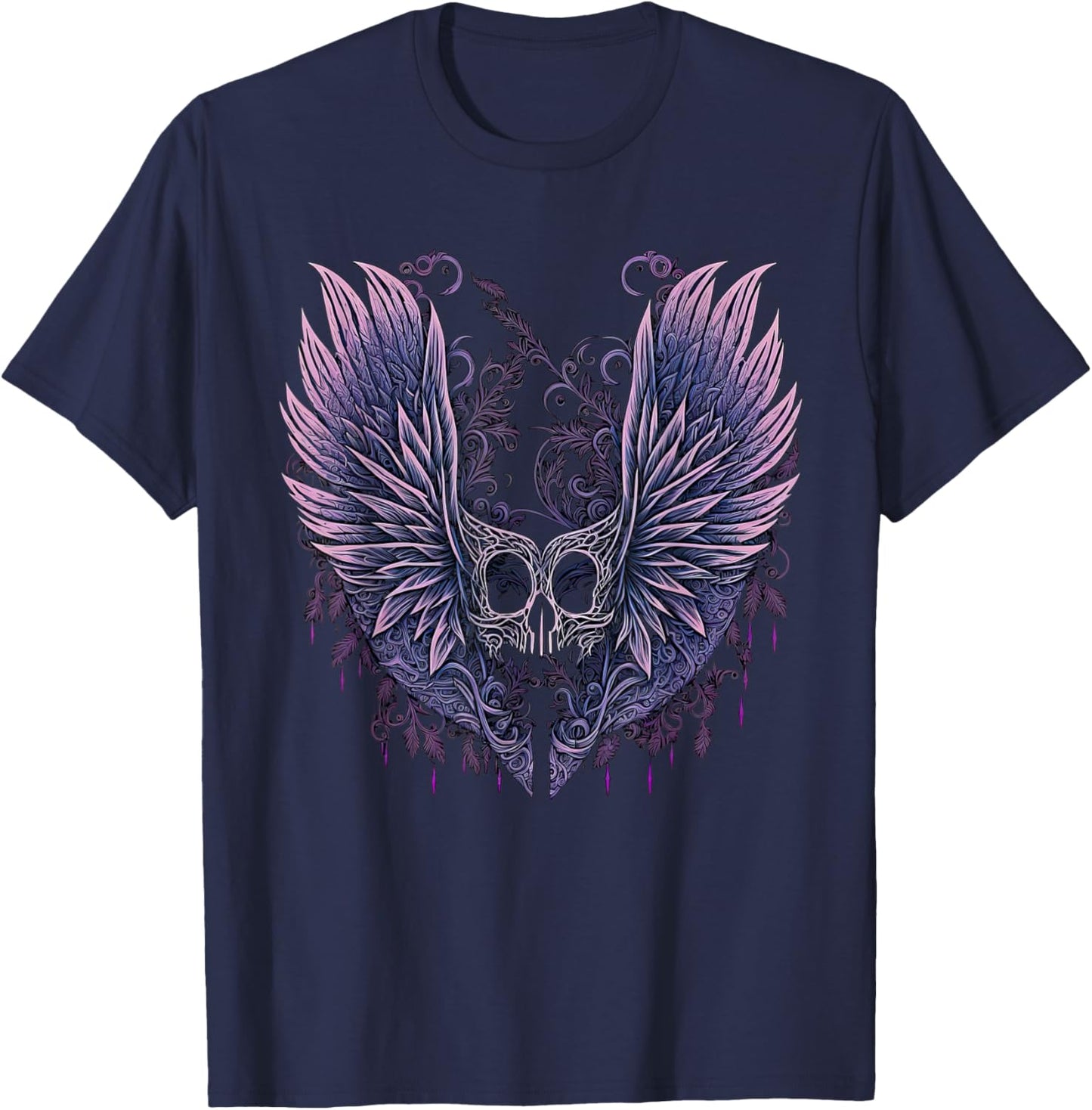 Goth Fairycore Aesthetic gothic fairy Aesthetic T-Shirt - T-Shirt | Navy