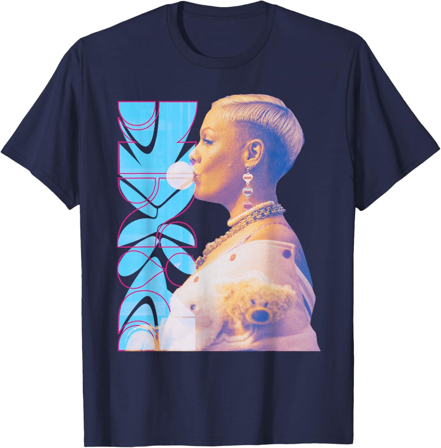 P!NK Bubblegum T-Shirt - T-Shirt | Navy