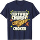 Churro Choker Exchange Raunchy Latin Roulette Adult Humor Te T-Shirt - T-Shirt | Navy