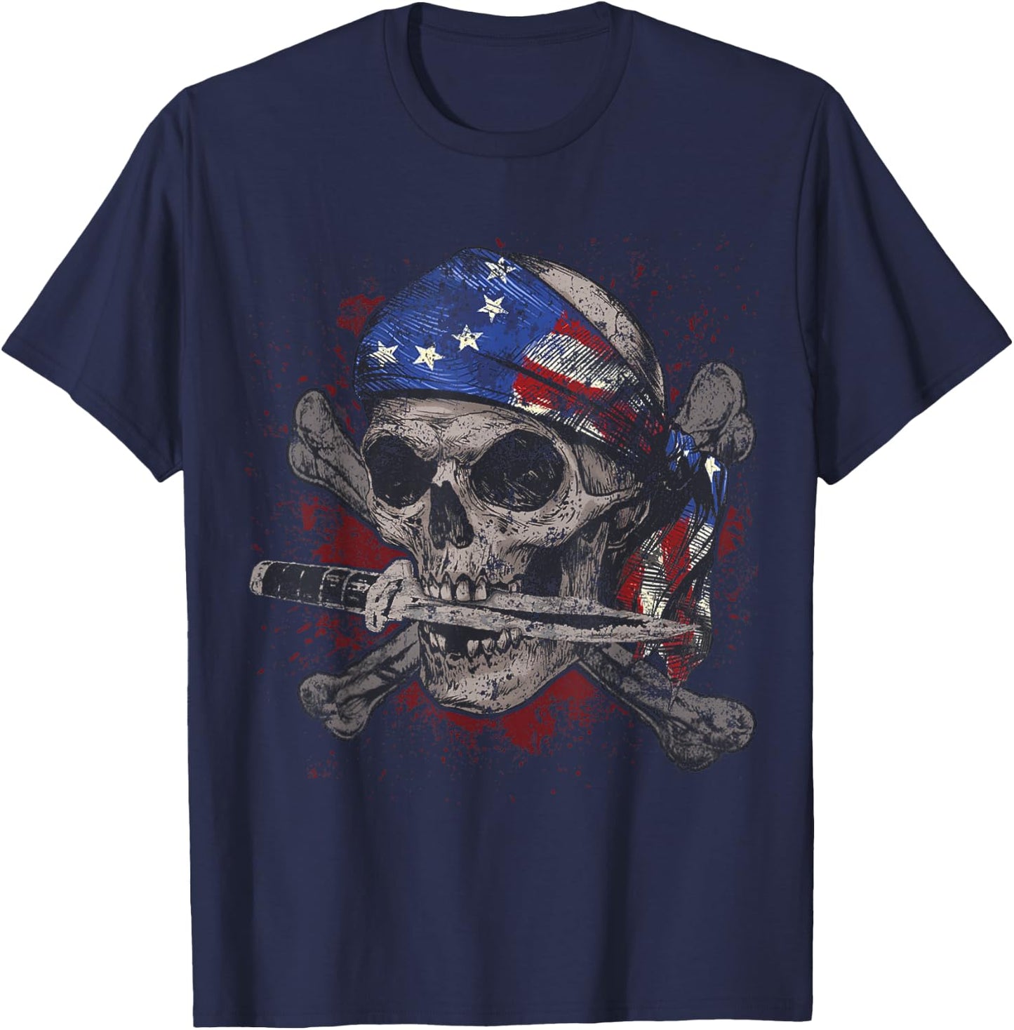 Hoist The Black Flag 2.0 T-Shirt - T-Shirt | Navy