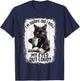 Funny Cat Sorry Did I Roll My Eyes Out Loud | Cat Humor T-Shirt - T-Shirt | Navy