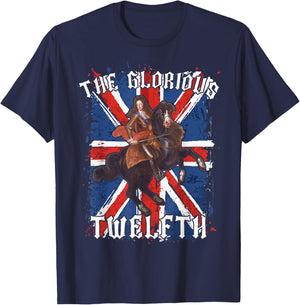 Glorious Twelfth King William of Orange kids shirt Orangemen T-Shirt - T-Shirt | Navy