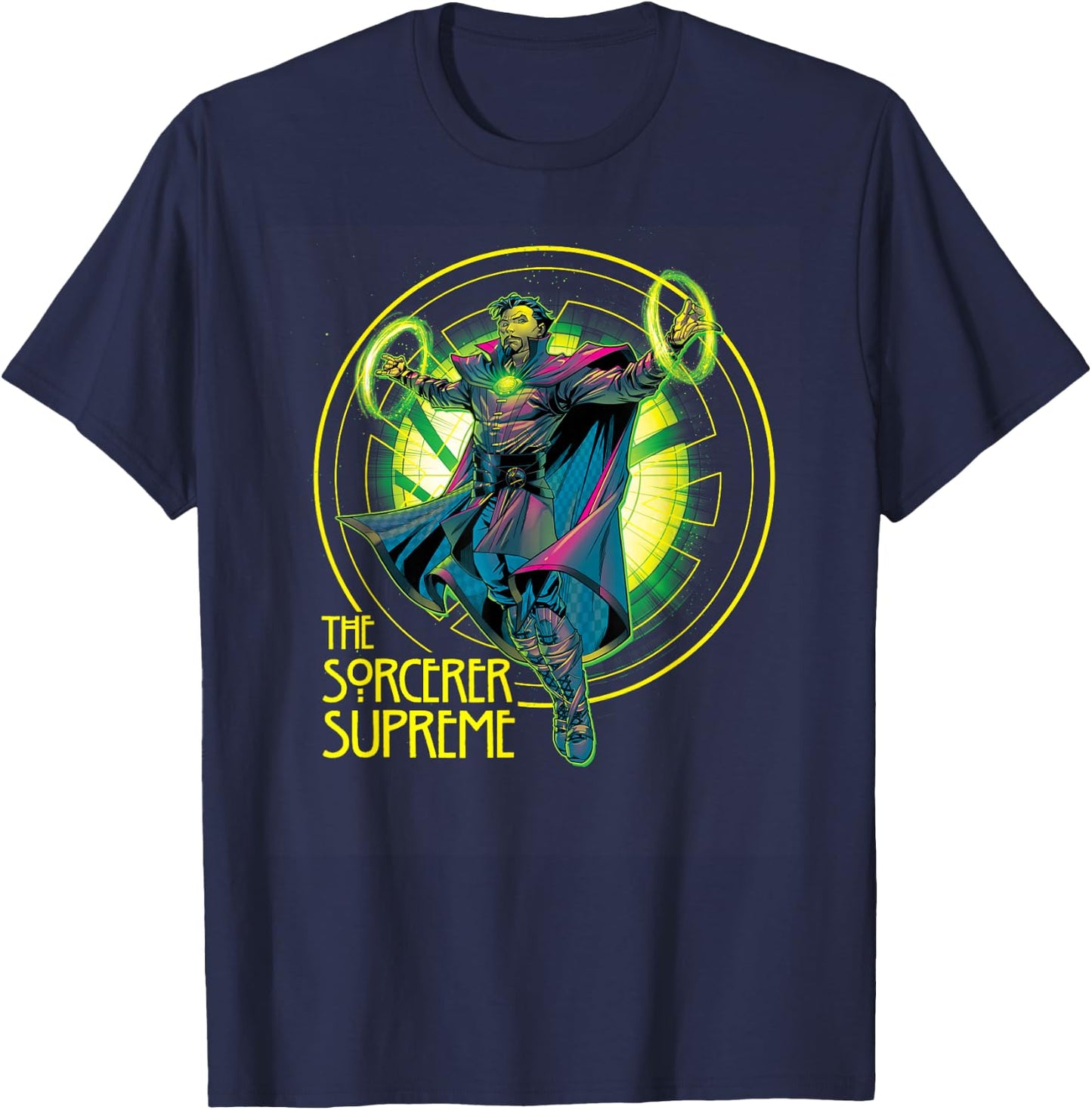 Marvel Doctor Strange The Sorcerer Supreme T-Shirt - T-Shirt | Navy