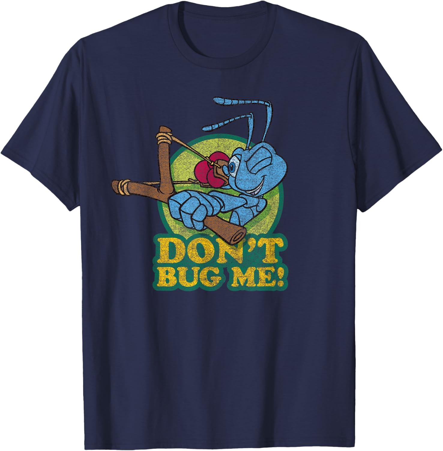 Disney PIXAR A Bug's Life Flik Don't Bug Me T-Shirt - T-Shirt | Navy