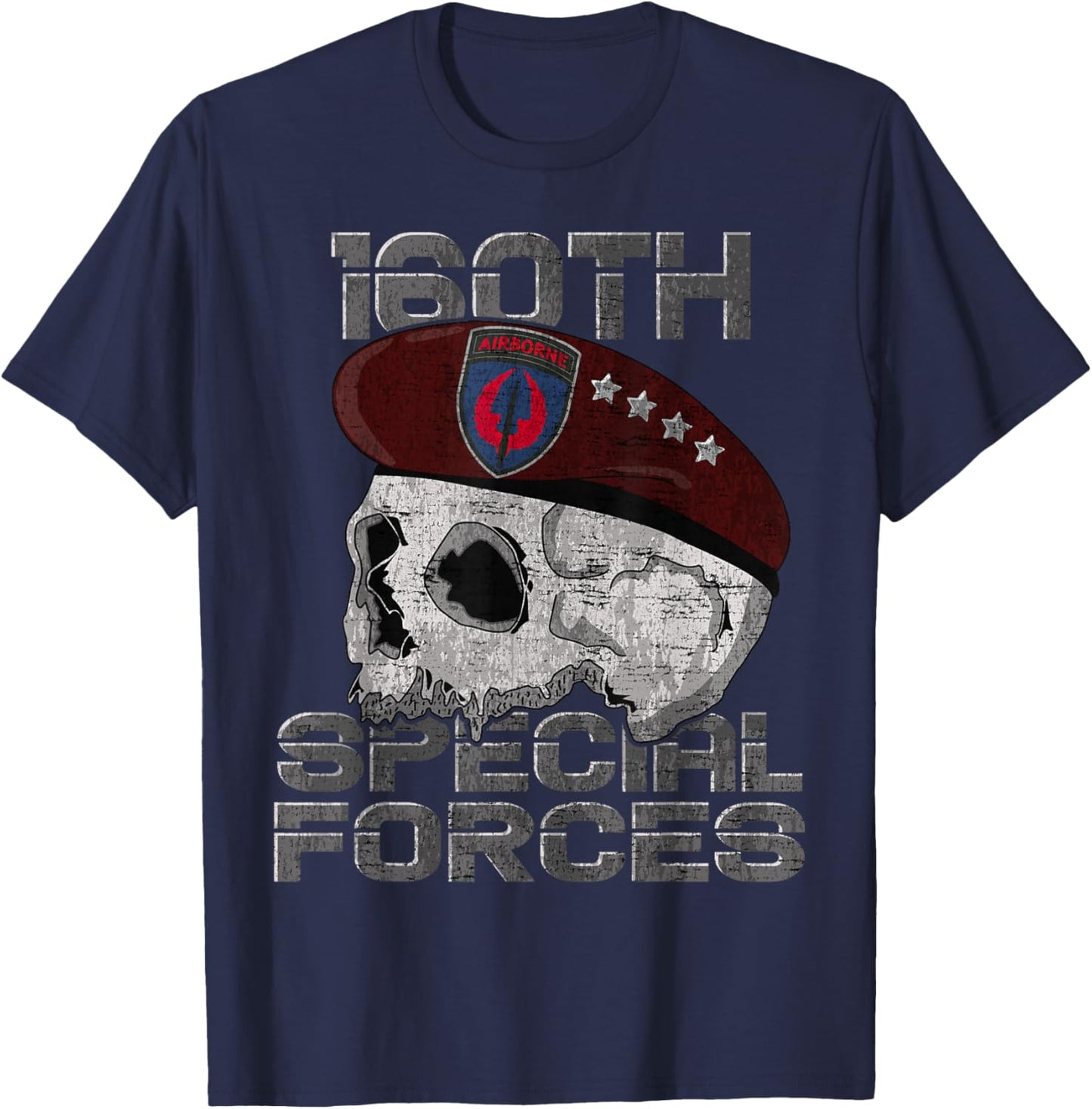 160th SOAR Special Force Airborne US Night Stalkers Army T-Shirt - T-Shirt | Navy