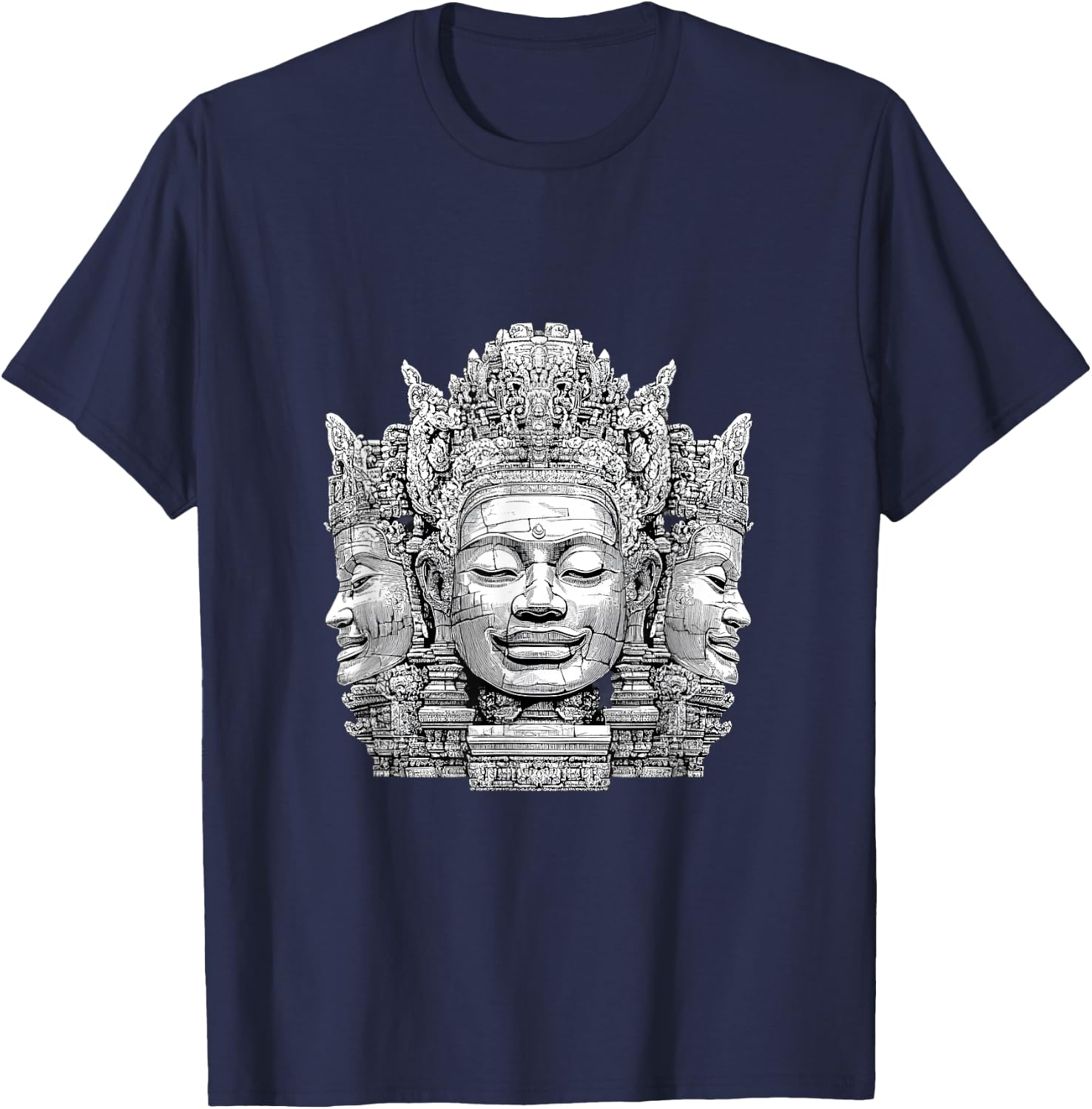 Angkor Wat Cambodia - Explore Ancient Temples T-Shirt - T-Shirt | Navy