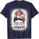 Certified Medical Assistant Messy Bun CMA Life Funny Nurse T-Shirt - T-Shirt | Navy