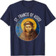 St Francis Catholic Saint / St. Francis of Assisi T-Shirt - T-Shirt | Navy