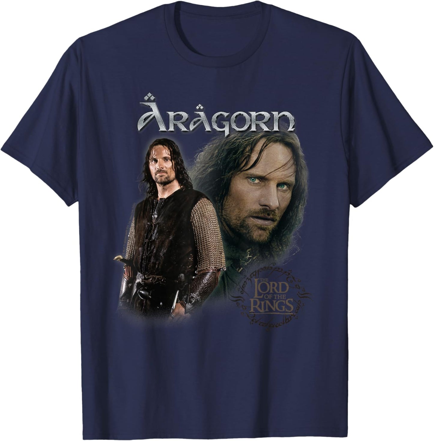 Lord of The Rings - Aragorn T-Shirt - T-Shirt | Navy