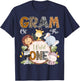 Gram Of The Wild One 1St Birthday Safari Woodland T-Shirt - T-Shirt | Navy