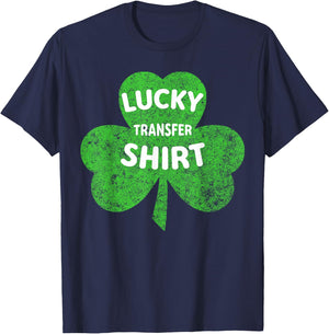 Lucky Transfer Shirt For IVF Transfer Day Embryo Surrogate T-Shirt - T-Shirt | Navy