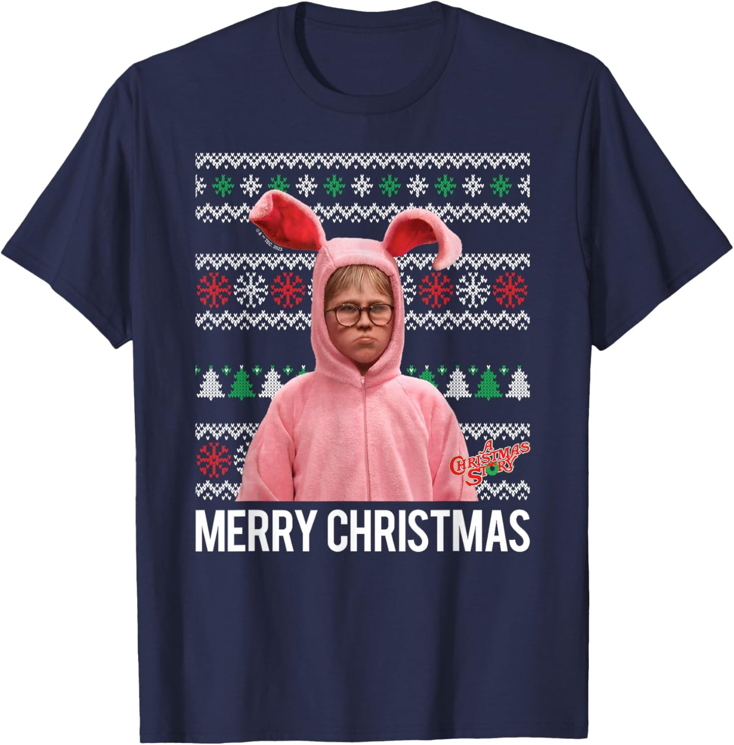 A Christmas Story - Merry Christmas T-Shirt - T-Shirt | Navy
