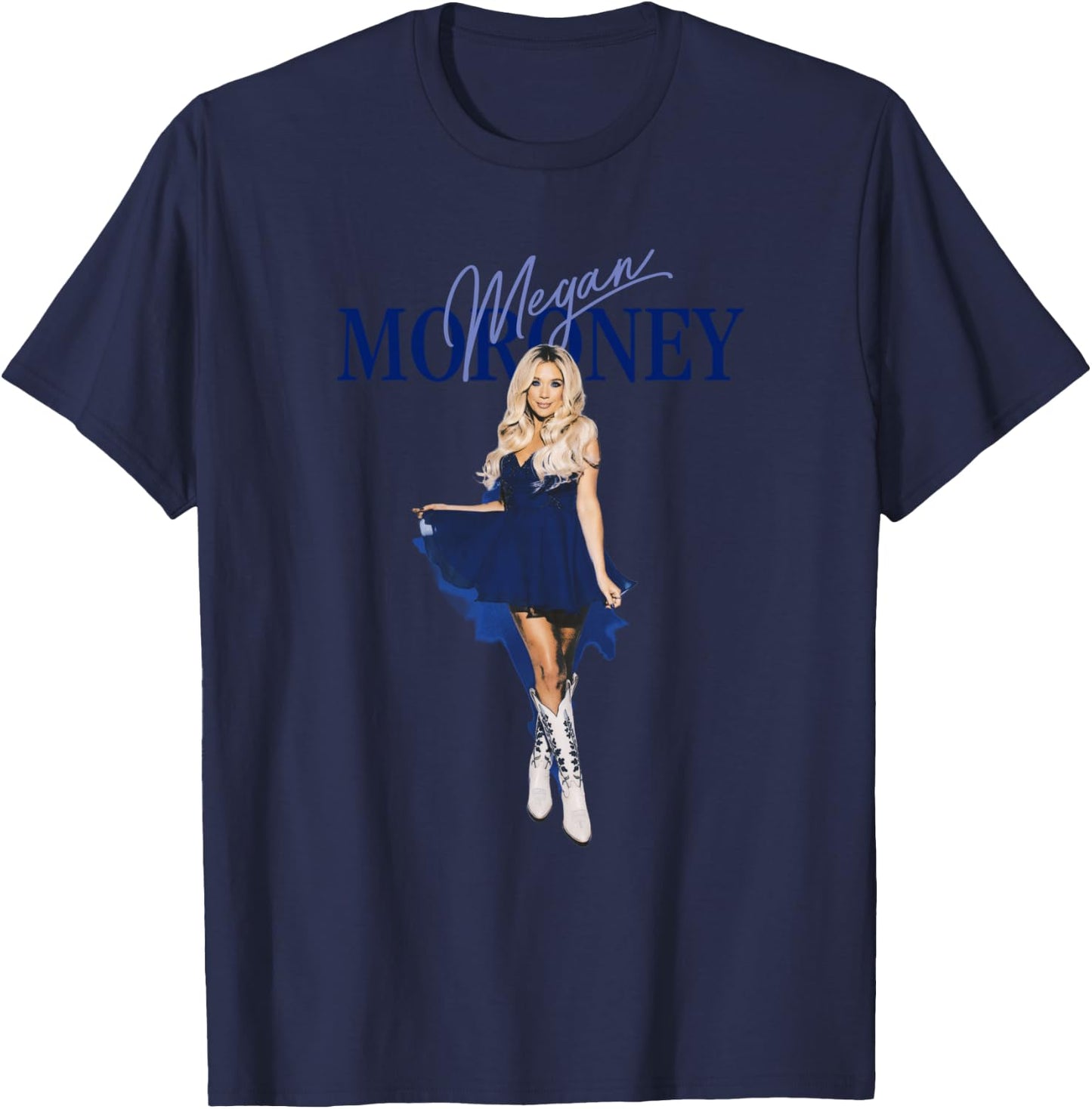 Megan Moroney Am I Okay Dress T-Shirt - T-Shirt | Navy