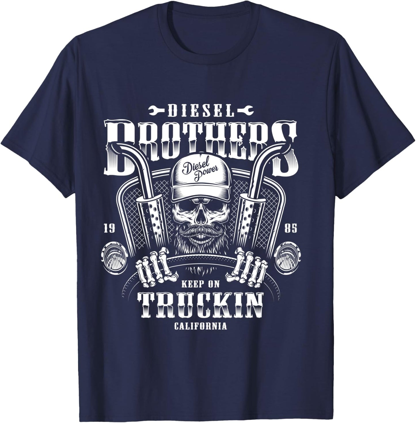 Diesel Brothers Keep On Truckin T-Shirt - T-Shirt | Navy