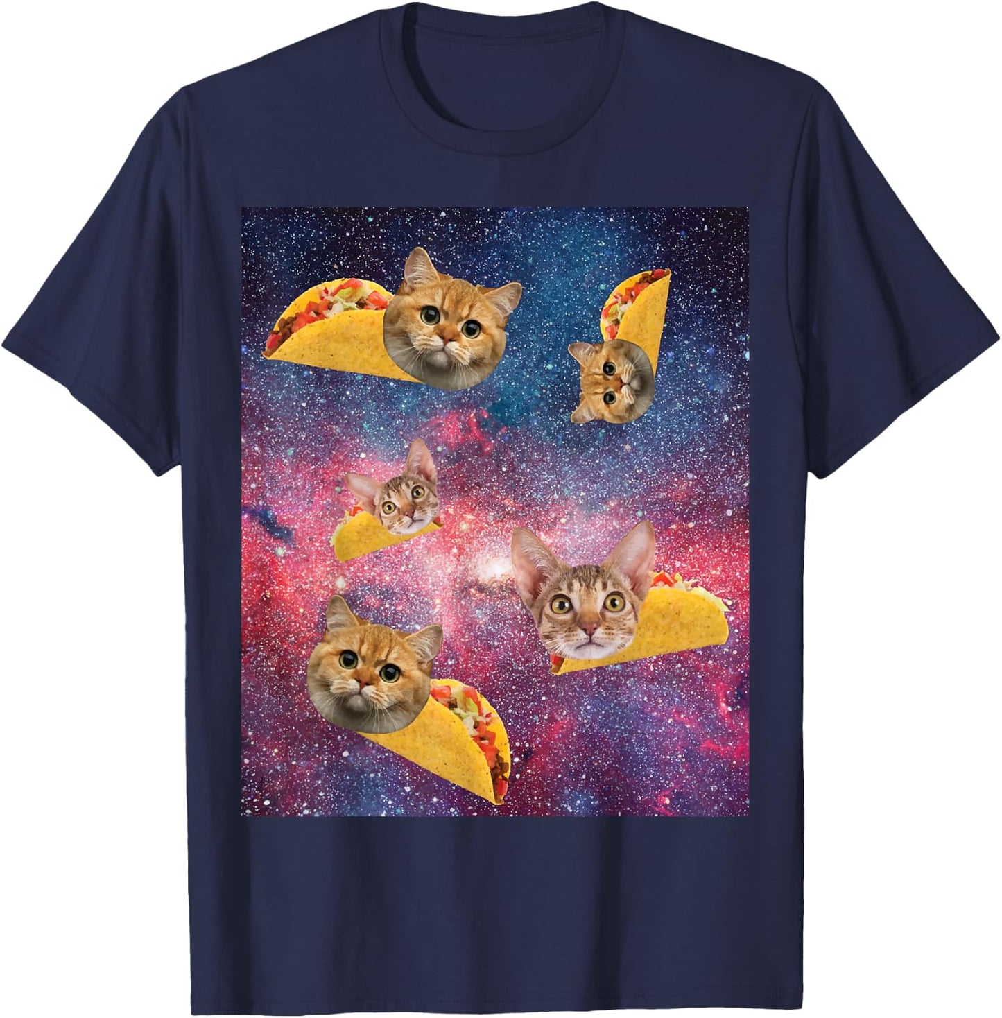Cat Tacos T-Shirt - T-Shirt | Navy
