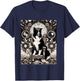 Border Collie tarot card T-Shirt - T-Shirt | Navy