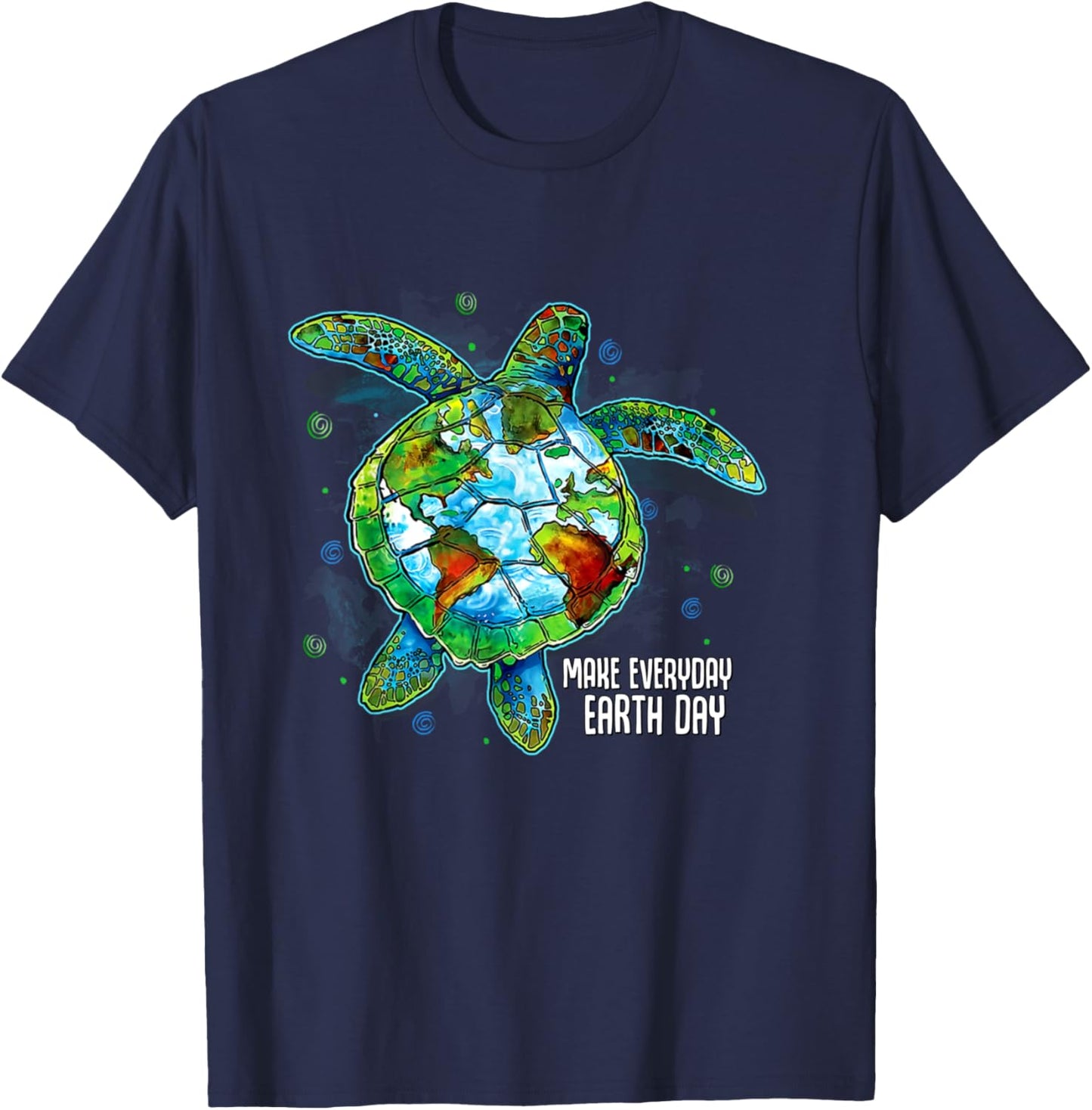 Happy Earth Day Shirt Cute Earth Day 2024 Men Women Kids T-Shirt - T-Shirt | Navy