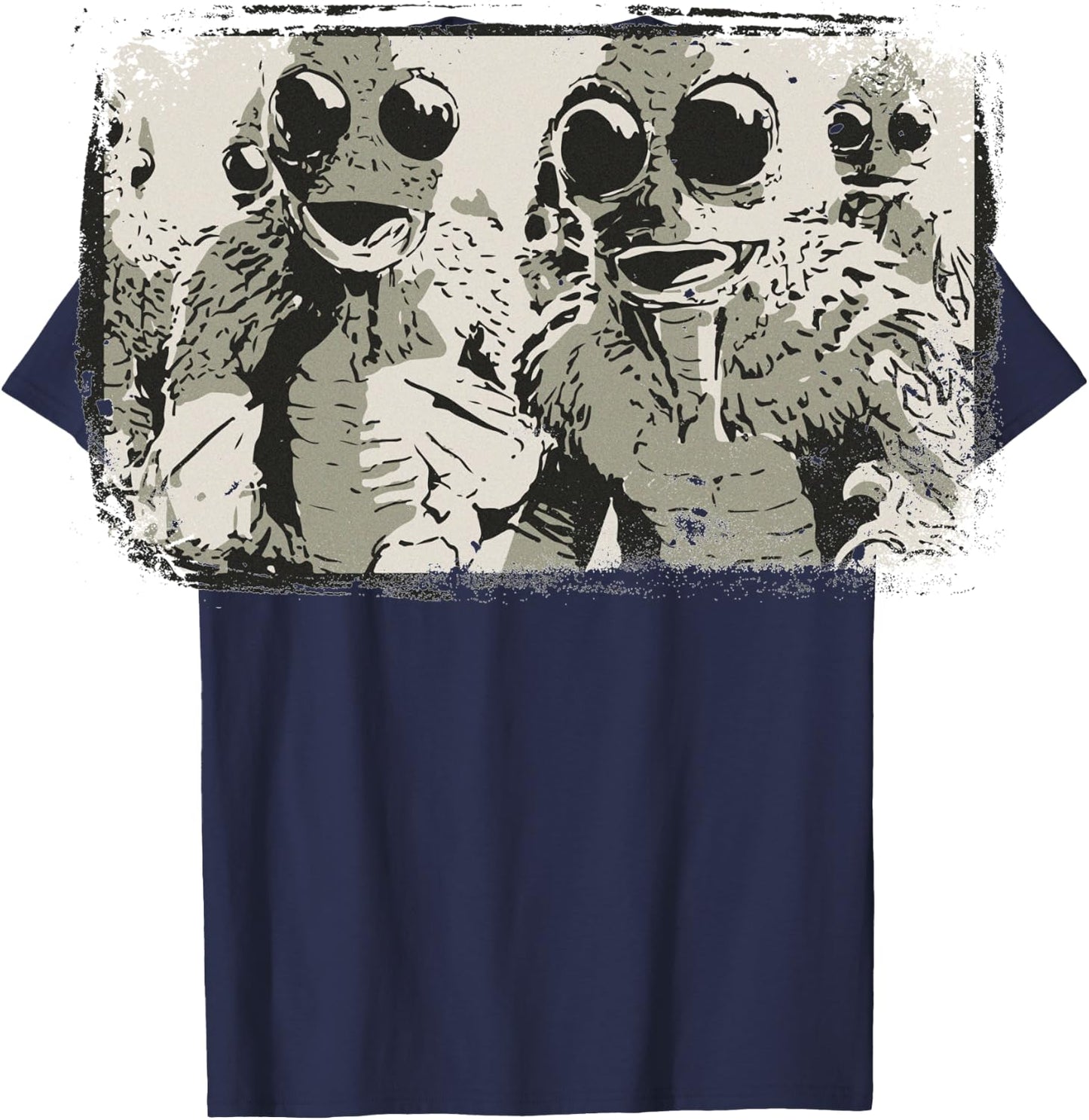 Sleestak T Shirt - Land of the Lost Distressed Vintage T-Shirt - T-Shirt | Navy